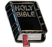 Libro de inspiración de la Santa Biblia Cristianismo y Judaísmo Devine 25 mm Metal Esmalte Insignia