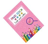 Libro de Investigación y Colorear | Páginas Para Actividad Relajante Adolescentes,Actividad Buscando Y Encontrar Juguete Color Creativo Divertido Para Niños Niñas Viajes