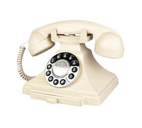 Libro de invitados de audio, modelo de teléfono para escritorio, confesiones, baby shower, blanco, 22,5 x 16,4 x 18 cm