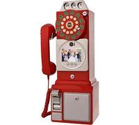 Libro de invitados de audio y vídeo vintage, grabación HD de 1080p, almacenamiento de 64 GB, mensajes personalizados, perfecto para bodas y aniversarios. Conserva recuerdos especiales