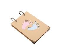 Libro de invitados para baby shower, tarjeta alternativa de 40 hojas de consejos y predicción para recuerdos inolvidables de celebración, libro de registro de crecimiento del bebé