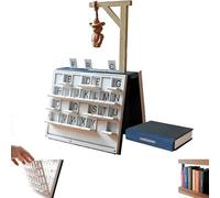 Libro de Juegos Hangman, Juegos de Mesa Impresos en 3D, Juego de ajedrez magnético Educativo, Cuatro en Fila, Batalla Naval, Backgammon, mancala, desafío de ortografía de Palabra (Style-A)