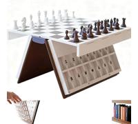 Libro de Juegos Hangman, Juegos de Mesa Impresos en 3D, Juego de ajedrez magnético Educativo, Cuatro en Fila, Batalla Naval, Backgammon, mancala, desafío de ortografía de Palabra (Style-B)