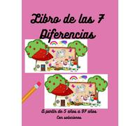 Libro de las 7 Diferencias: A partir de 5 años a 97 años, Con soluciones