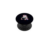 Libro de Lectura de Unicornio gruñón Humor sarcástico y educado PopSockets PopGrip Adhesivo