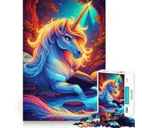 Libro de Lectura de Unicornios,Rompecabezas del Bosque mágico para Adolescentes,1000 Piezas,Juego para estimular la Mente,Montaje Firme y Seguro,Actividad para Fortalecer los Lazos Familiares 50x75cm