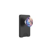 Libro de Lectura Fantasma Lindo librero Junto a Campos de Flores Silvestres PopSockets PopWallet para MagSafe