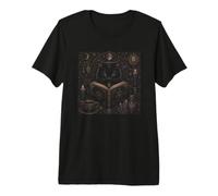 Libro de Lectura para Gatos gótico y Romance fantasía Camiseta Premium