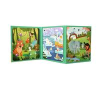 Libro de magnético para niños, magnético,Puzzle educativo para niños pequeños | Juguete de actividad de para niños y niñas mayores de 3 años, libros de r