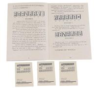 Libro de Mahjong, Tarjetas Mahjong 2024 4pcs Libro de Mahjong de Gran tamaño para Principiantes, Incluidas Las Reglas y estrategias de Mahjong, cómo Jugar Mahjong para Dummies Complete Novices