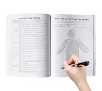 Libro de manejo de la ira: guía de comprensión de las emociones, libro de trabajo completo para analizar sentimientos y emociones, estrategias prácticas de manejo de la ira, guía de autoayuda para el