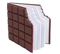 Libro de memo, almohadilla de memo de sabor perfumado con chocolate, 70 hojas autoadhesivas reutilizables pequeños bloc de notas, escribiendo un mini bloc de notas creativo para el regalo de papelerí