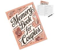 Libro de memoria - Cuaderno de planificación diaria para parejas | Diario conmemorativo para grabar recuerdos, momentos especiales, regalo de recuerdo de relación, escritura novela