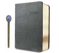Libro de notas, Diarios de estudio DaiBible Cuaderno de bocetos Libro de recuerdos Registros de vida Lo mejor for dos años de escritura Grueso 640 páginas en blanco A5 Piel sintética suave(Gold Edge)
