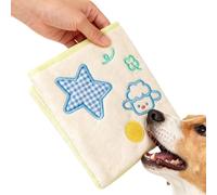 Libro de olfateo para Perros - Interactivo para esconder golosinas, Alfombrilla de Entrenamiento masticable | Papel Arrugado Suave y Plegable, Producto de diseño Duradero de Tela con múltiples