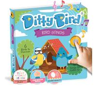 Libro de Pájaros Ditty Bird para Niños | Realista, Interactivo y Musical Amantes de los pájaros de 1 a 3 años!