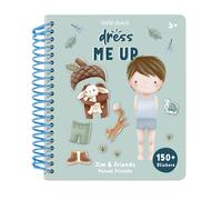 Little Dutch 126331 Libro de pegatinas Dress Me Up Forest Friends