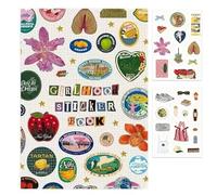 Libro de Pegatinas Girlhood, Íconos Frutales y Letras Pastel con Entradas de Colores Variados, más de 1000 Pegatinas de Estética Retro, Decoración para Manualidades y Diario Personal