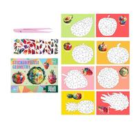 Libro de pegatinas numeradas:, actividad de collage, kit educativo de pegatinas por número, aprendizaje interactivo y divertido | Hogar, escuela, viajes, entretenimiento para niños, niñas