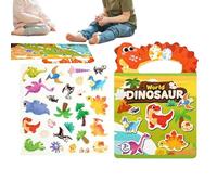 Libro de pegatinas para actividades tranquilas - Juego de pegatinas reutilizables de 11,02 pulgadas, diversión educativa para niños en edad preescolar y niñas, habilidades motoras finas, creatividad