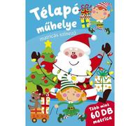 Libro de pegatinas para colorear del taller de Papá Noel