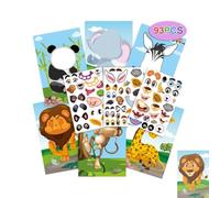 Libro de pegatinas para niños reutilizable,Libro de pegatinas de animales