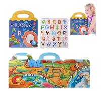 Libro de pegatinas reutilizable para el libro de pegatinas reutilizable - Divertidas pegatinas de viaje - Actividades de tiempo tranquilo para, juguete de artesanía portátil, juguetes de aprendizaje