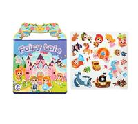 Libro de pegatinas Reutilizable para | Juego de Cuaderno de Actividades Tranquila y Silenciosa | Libro de actividades con pegatinas, para niños de 0 a 3 años, niña, joven, estudiante, viaje, escuela