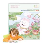 Libro de Pintura al Agua para Principiantes | Kit de Creación Artística para | Kit De Arte Creativo Versátil Para La Escuela Hogar Y Jardín De Niños De 3 Años