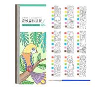 Libro de pintura para niños | Juego de pintura al agua con papel de calidad, libro de dibujo para pequeños artistas, ideal para guardería, pasatiempos creativos y regalos
