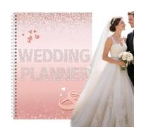 Libro De Planificación De Boda - Cuaderno De Notas 21 X 28,5 X 2 Cm, Diario De Papel, Agenda De Boda Con Cuenta Regresiva De Compromiso Y Seguimiento De Invitados | Scrapbook Estética Para Planificar