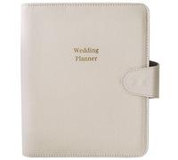 Libro de planificación de boda de lino y organizador (360 páginas) con caja, planificador de boda amigable con LGBTQ+ y organizador para la novia o el novio, planificador y organizador de libros de