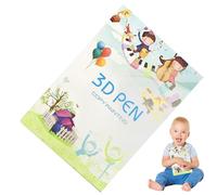 Libro De Plantillas De Bolígrafo 3D - Blocs De Dibujo De 40 Hojas De Patrones, Papel Reutilizable Duradero | Guía De Práctica Creativa Colorida Para Niños, Arte, Manualidades, Actividades Educativas D