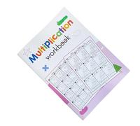 Libro de práctica de ejercicios matemáticos progresivos para estudiantes, división de multiplicación, desarrollo de habilidades, páginas resistentes al desgarro, hojas de práctica de matemáticas