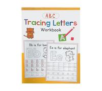 Libro de práctica de escritura de cartas - Páginas de seguimiento del alfabeto A4, libro de trabajo interactivo de escritura a mano en inglés, guía de actividades de aprendizaje temprano | Paquete de