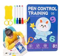 Libro De Práctica De Preescritura - Cubierta Suave Y Duradera, Rastreo Guiado, Interactivo | Recurso Educación Temprana, Desarrollo Del Control Del Lápiz, Entrenamiento De Habilidades Motoras Finas,