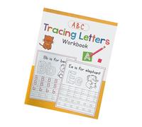 Libro de práctica del alfabeto, cuaderno A4 con ejercicios de escritura para niños, cuaderno interactivo para primeros descubrimientos 3-6 años aprender a trazar letras para casa y escuela