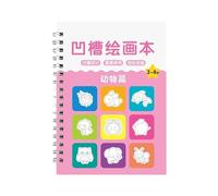 Libro De Práctica Ranurado Para Niños De 3 a 8 Años Cuaderno De Con Múltiples Plantillas De Dibujo Para Uso Escolar Y Doméstico Cuaderno De Múltiples Tipos Plantillas De Pintura Básicas De