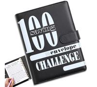 Libro de Presupuesto, 100 Desafíos De Ahorros Sobres Organizadores, Desafío De Ahorros Libro De Presupuestos, Desafío Ahorros 100 Días, Cuaderno De Presupuesto De Hojas Móviles