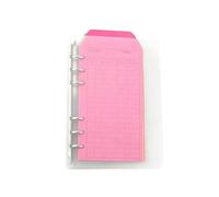 Libro de presupuesto de efectivo con sobres, 12 sobres de colores, 6 anillas A6, portátil, carpeta de presupuesto para dinero, para oficina, hogar, escuela, matrícula y finanzas familiares