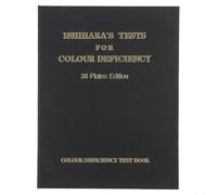 Libro de prueba de color Ishihara 2025, libro de prueba de optometría de 38 pizarras para detectar debilidad rojo-verde y daltonismo, instrumento profesional de visión para médicos y clínicas