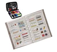 Libro de Puntadas de Bordado, Manual, Libro de Puntadas de Bordado Creativo, Home Nedlework Stitching Libro de Hojas Sueltas, Todas las Técnicas Y 86/106 Puntadas Para Principiantes Y Los entusiastas