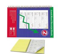 Libro De Recibos De Alquiler - Suministros De Notaría Portátiles Encuadernados En Espiral | Talón De Ventas Con Copia,Para Facturas Pagos Pedidos Y Gestión De Oficina