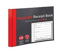 Libro de recibos duplicados numerados de 1 a 80 páginas, tamaño medio para negocios, hogar, oficina, tienda y almacén (1)