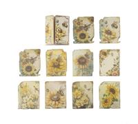 Libro de recortes de la serie Lost Garden diseñado para diario de basura, planificador, collage, álbum de fotos, materiales decorativos, 14 x 11 cm, 6 estilos (1 tierra de abejas)