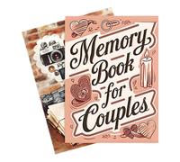 Libro de recuerdo - Papel, 11,22 X 8,27 Pulgadas, Cuaderno De Memoria Gruesa | Love Memories Record Couples Daily Planner, Scrapbook Diario Para Compromisos, Boda, Cumpleaños, Luna De Miel, Encuentros