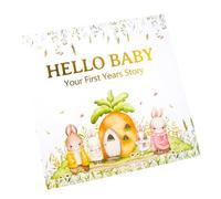 Libro de recuerdo para bebé, álbum de bebé - Álbum de fotos del libro de registros para | Baby Scrapbook Baby Milestone Book para registrar cada evento desde el nacimiento hasta los 5 años, diario de