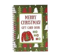 Libro de Recuerdos Navideños con Tarjetas Cuadernillo Adorable de Recuerdos | Álbum de Tarjetas Festivas Para Cupones Efectivo Mensajes Manuscritos Fiestas Celebración