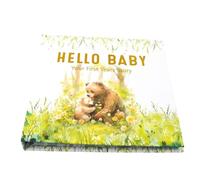 Libro de recuerdos para bebé, álbum de recortes para niños para grabar eventos, libro de recuerdos de bebé, libro de hitos para bebés para nuevos padres, álbum de bebé y diario de primer año para