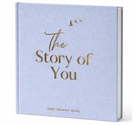 Libro de recuerdos para bebé, niño o niña, eterno libro de bebé de 5 años, un libro de hitos para grabar cada evento desde el nacimiento hasta los 5 años, álbum de fotos de género neutro (azul)